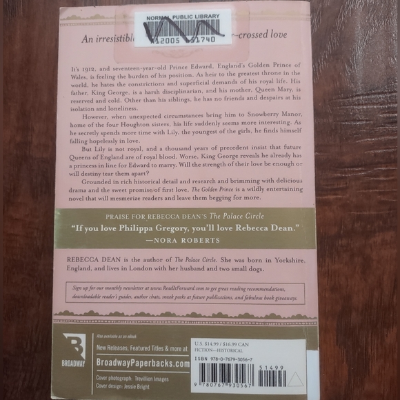 The Golden Prince by Rebecca Dean - Picture 3 of 3